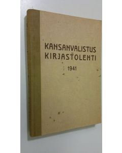 käytetty kirja Kansanvalistus ja kirjastolehti 1941 : numerot 1-7