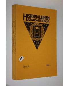 käytetty kirja Historiallinen aikakauskirja nro 1-4/1988