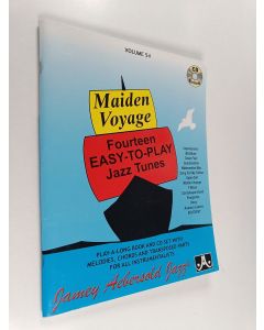 Kirjailijan Jamey Aebersold käytetty teos Maiden Voyage : Fourteen Easy-to-play Jazz Tunes