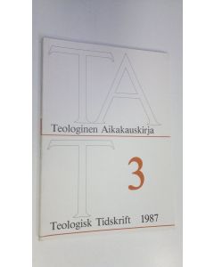 käytetty kirja Teologinen aikakauskirja 3/1987