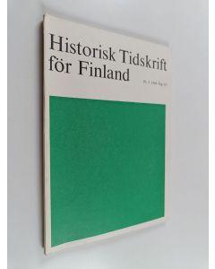 käytetty kirja Historisk tidskrift för Finland 2/1980