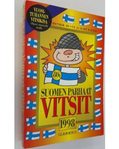 Kirjailijan Kari Kallis käytetty kirja Suomen parhaat vitsit 1998