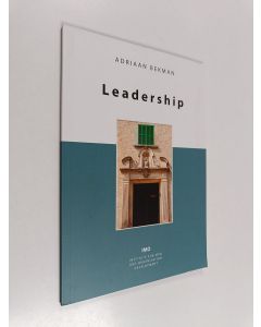 Kirjailijan Adriaan Bekman käytetty kirja Leadership
