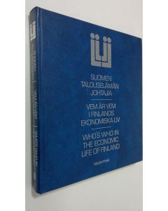 käytetty kirja Suomen talouselämän johtajia = Vem är vem i Finlands ekonomiska liv = Who's who in the economic life of Finland