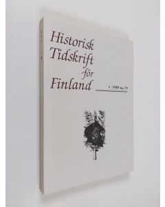 käytetty kirja Historisk Tidskrift för Finland 1/1989
