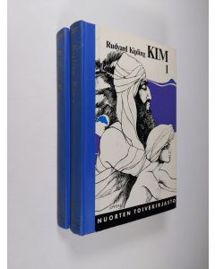 Kirjailijan Rudyard Kipling käytetty kirja Kim 1-2