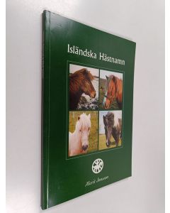 Kirjailijan Marit Jonsson käytetty kirja Isländska hästnamn