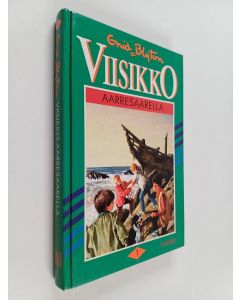 Kirjailijan Enid Blyton käytetty kirja Viisikko aarresaarella