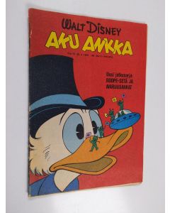 Kirjailijan Walt Disney käytetty teos Aku Ankka 12/1969
