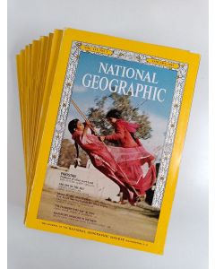 käytetty kirja National geographic vuosikerta 1967 (Huhtikuun ja heinäkuun nro puuttuu)