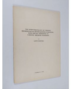 Kirjailijan Aarno Harenko käytetty kirja The Symptomatology of Chronic Bromisovalum (Bromvaletone) Poisoning, with Spezial Reference to Chronic Bromide Poisoning (signeerattu, tekijän omiste)