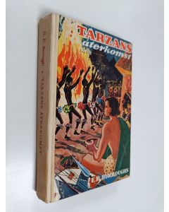 Kirjailijan Edgar Rice Burroughs käytetty kirja Tarzans återkomst