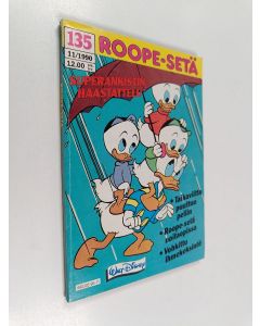 Kirjailijan Walt Disney käytetty kirja Roope-setä 11/1990