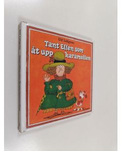 Kirjailijan Ulf Löfgren käytetty kirja Tant Ellen som åt upp karamellen