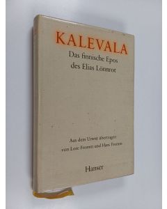 Kirjailijan Elias Lönnrot käytetty kirja Kalevala : Das finnische Epos