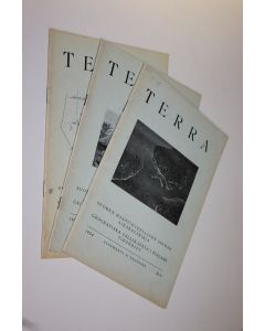 käytetty teos Terra nro 2-4/1954 (vol 66) : Suomen maantieteellisen seuran aikakauskirja