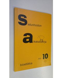 käytetty kirja Sielunhoidon aikakauskirja n:o 10