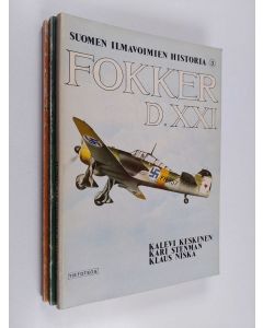 Kirjailijan Kalevi Keskinen käytetty kirja Suomen ilmavoimien historia 1-3 : Brewster B-239 ja Humu ; Dorner Do17 Z Junkers Ju88A-4 ; Fokker D.XXI