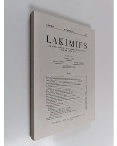 käytetty kirja Lakimies 7/1991 : Suomalaisen lakimiesyhdistyksen aikakauskirja