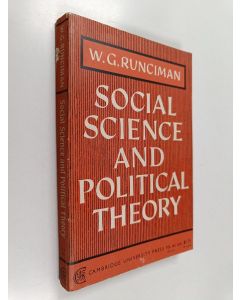 Kirjailijan W. G. Runciman käytetty kirja Social Science and Political Theory