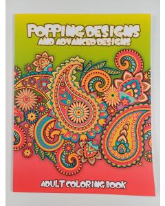 Kirjailijan Lilt Kids Coloring Books uusi kirja Popping Designs and Advanced Designs Adult Coloring Book