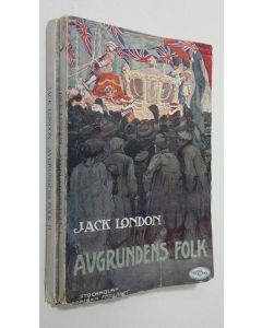 Kirjailijan Jack London käytetty kirja Avgrundens folk vol. 1-2