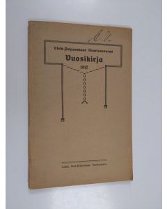 käytetty kirja Etelä-Pohjanmaan nuorisoseuran vuosikirja 1917