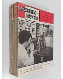 käytetty kirja Radio & Television 1963 (n:o 1-12, n:o 7 & 8 puuttuu)