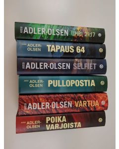 Kirjailijan Jussi Adler-Olsen käytetty kirja Jussi Adler-Olsen -setti (6 kirjaa): Poika varjoista ; Tapaus 64 ; Selfiet ; Pullopostia ; Uhri 2117 ; Vartija