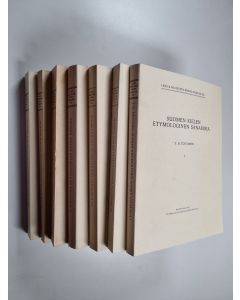 Kirjailijan Y. H. Toivonen käytetty kirja Suomen kielen etymologinen sanakirja 1-7 (koko sarja)