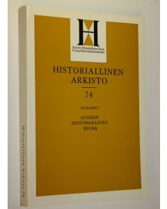 käytetty kirja Historiallinen arkisto 74