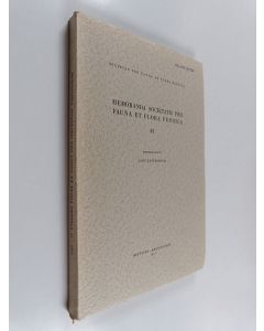 Kirjailijan Lars Fagerström käytetty kirja Memoranda Societatis pro fauna et flora Fennica 43