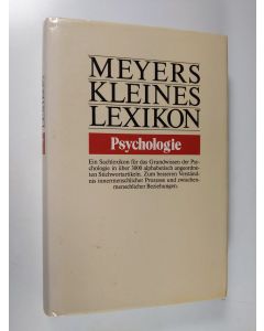 käytetty kirja Meyers kleines Lexikon : Psychologie