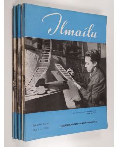 käytetty teos Ilmailu vuosikerta 1956 (1-12)