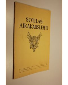 käytetty teos Sotilasaikakauslehti : Upseeriliiton julkaisu n:o 5/1962