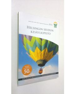 käytetty kirja Helsingin seudun kesäyliopisto 2016 (esite)