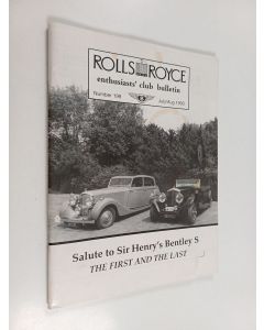 käytetty teos Rolls-Royce enthusiasts' club bulletin : July/Aug 1993