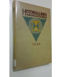 käytetty kirja Historiallinen aikakauskirja 1934