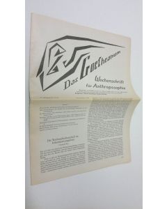 Tekijän Martin Barkhoff  käytetty teos Das Goetheanum nr. 51-52/1988 : Wochenschrift fur Anthroposophie