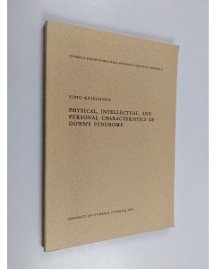 Kirjailijan Risto Kääriäinen käytetty kirja Physical, Intellectual, and Personal Characteristics of Down's Syndrome