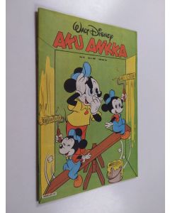 Kirjailijan Walt Disney käytetty teos Aku Ankka 16/1987