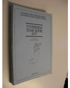 Tekijän Lauri A. Vuorela  käytetty kirja Vuosikirja 1977 : Suomalainen tiedeakatemia (ERINOMAINEN)