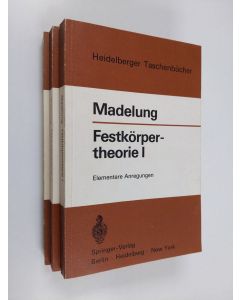 Kirjailijan Otfried Madelung käytetty kirja Festkörpertheorie 1-3