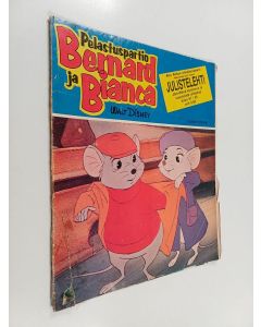 Kirjailijan Walt Disney käytetty teos Pelastuspartio Bernard ja Bianca : julistelehti