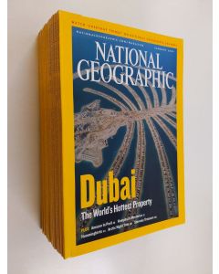 käytetty kirja National Geographic vuosikerta 2007 (1-12)