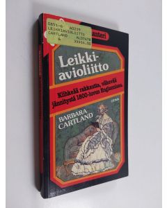 Kirjailijan Barbara Cartland käytetty kirja Leikkiavioliitto