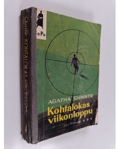 Kirjailijan Agatha Christie käytetty kirja Kohtalokas viikonloppu
