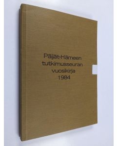 käytetty kirja Päijät-Hämeen tutkimusseuran vuosikirja 1984