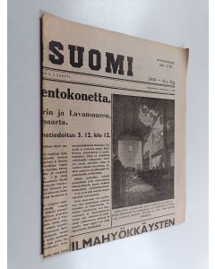 käytetty teos Uusi Suomi 328/1939