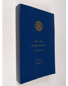 käytetty kirja Rotary matrikkeli - matrikel 1998-1999 : piirit = distrikten 1380, 1390, 1400, 1410, 1420, 1430